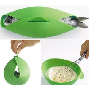 Silicone Fish Kettle Steamer Microwave Poacher Cooker Food Vegetable Bowl Basket Kitchen Cooking Tools Accessories Supplies
