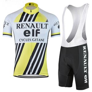 Elf Team Bisiklet Jersey 2024 Set Maillot Ciclismo Yol Bisiklet Binicilik Giysileri Motosiklet Bisiklet Giysileri V2