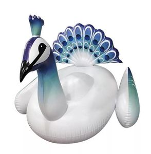 leisure giant inflatable floating animal peacock 150cm swim pool swan toy funny water swan toy floats mattress