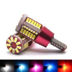 W5W 194 T10 57SMD 3014 Nej Fel CANBUS Auto LED Light Lamp för bilinstrument License Plate Side Marker Bulb