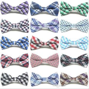 Children Fashion Formal Cotton Bow Tie Kid Classical Striped Bowties Colorful Butterfly Wedding Party Bowtie Pet Tuxedo Ties