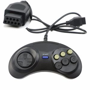 Klassischer Game-Controller Joypad für SEGA Genesis 6-Tasten-Gamepad Mega Drive Hohe Qualität SCHNELLER VERSAND