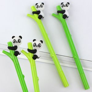 Novel Koala Panda Monkey Climb up Tree Bamboo Gel Pen Black Ink 0.5mm Creative Fashion Stationery WJ030