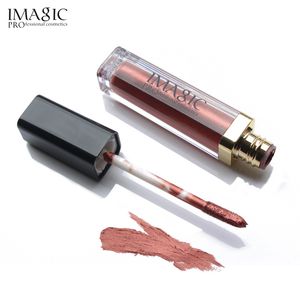 imagic 8 Farben metall Lipgloss Langlebige tragen Matte metallic Lippen Bleistift Wasserdicht Lippenstift Make Up Sex Schönheit lipgloss