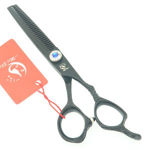 6.0" Meisha Black Painting Thinning Shears Hair Scissors Sharp Edge Hair Cutting Tesoura Barber Razor Salon Hairstyle Beauty Products HA0409
