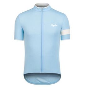 Rapha Pro Takım Erkek Kısa Kollu Bisiklet Jersey MTB Bisiklet Gömlek Yol Bisiklet Kıyafetler Yaz Nefes Açık Spor Üniforma Ropa Ciclismo S21033118