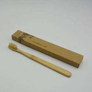 Environment-Friendly Wood Toothbrush Soft Bamboo Fibre Wooden Handle Low-Carbon Eco-Friendly For Adults Oral Hygiene 492