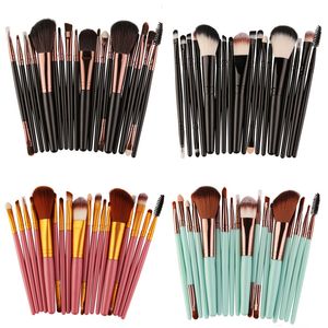 Set di pennelli per trucco 18 pezzi MAANGE Professional Foundation Powder Blush Ombretto Eyeliner Correttore Make up Brush Kit Strumenti di bellezza