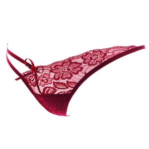 Incredibile 2017 Womens Sexy Lace V-string T-back Mutandine Thongs G-String Underwear S923