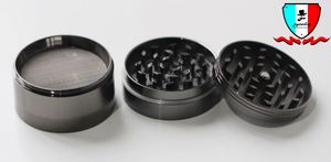 Herb Grinder Chromium Crusher Zinc Alloy Grinder Smoking Accessories Diameter 2.2" Deep Bottom Lid