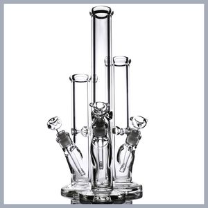 Wasserpfeifen-Bong aus 9 mm dickem Glas, gerade, 45,7 cm, mit Elefantengelenk, superschwere Wasserpfeife, 14/18-Downstem