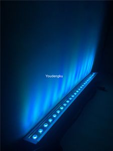 6 шт. водонепроницаемый 24 x 4 Вт 4в1 RGB светодиодный настенный светильник тонкий уличный настенный светильник светодиодный прожектор