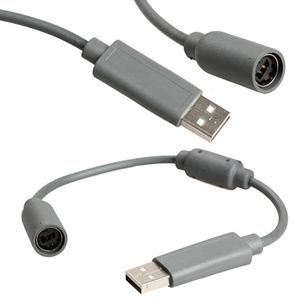 Neues 26 -cm -Konverteradapter Wired Controller PC USB -Anschlusskabelkabelkabel für Xbox 360 DHL FedEx UPS kostenloser Versand