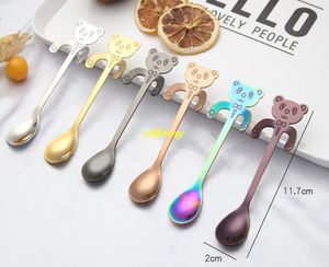 100 teile/los 11,7 cm Panada stil Tee kaffee Rührlöffel 304 Edelstahl Eis Löffel Dessert Scoop Cocktail Bar Werkzeuge