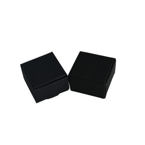 4 cm stks partij kleine zwarte handgemaakte zeep opbergdozen kraftpapier sieraden verpakking doos lege bruiloft gift doos voor partij DIY Craft