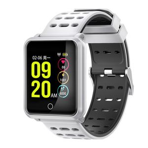 Smart Watch Blodtryck Hjärtfrekvens Monitor Smart Armband Fitness Tracker IP68 Vattentät Armbandsur för IOS Android Iphone Phone Watch