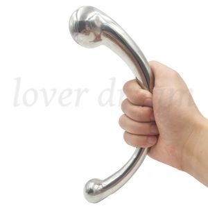 Perline anali in acciaio inossidabile di alta qualità Plug Butt Plug G-spot Prostata Massaggio Dildo anale erotico Giocattoli adulti del sesso per donna Uomo Y1892803