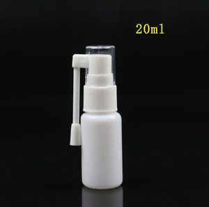 20ML 0.68oz Beyaz Plastik Boş Doldurulabilir Burun 360 Derece Dönme Atomizer Makyaj Su Konteyner İçin Seyahat H ile Şişe Sprey Taşınabilir