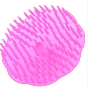 1 ADET Plastik Şampuan Yıkama Saç Masajı Tarak Derisi Duş Vücut Fırçası Rastgele Renk