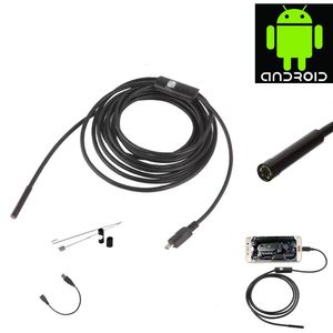 Android Phone Micro USB Endoscope Camera 7mm 6LED Endoscopic Inspection Camera Borescope Android Endoscope