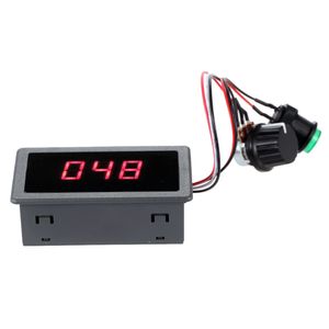 Freeshipping Digital LED DC Motor Speed Controller PWM Stepless Speed Control Switch With Digital Display DC 6V 12V 24V Max 8A Motor