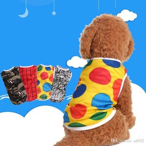 Nefes Köpek Gömlek Nokta Kafatası Başkanı Kafes Kamuflaj Desen Köpek Giysileri Giymek Konfor Pet Yelek Moda 3 2dc BB