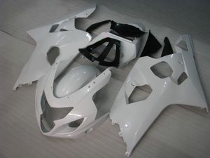 Kit de acessórios 7gifts para SUZUKI GSXR600 GSXR750 04 05 K4 aftermarket GSX-R600 / 750 2004 2005 conjunto de carenagem preto branco TE28