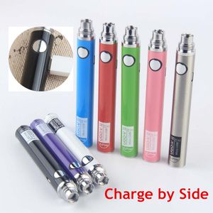 eGo T Battery Micro USB Pass Through Battery Charge by side UGO V II Electronic Cig 510 Vape Pen Thread Batteries