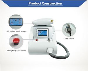 2000mj Touch Screen Q Switch Nd Yag Laser Tattoo Removal Machines Pigments Removel 1064nm 532nm 1320nm DHL free delivery