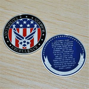 Бесплатная доставка 1 шт., ВВС США / клятвы зачисления - USAF Challenge Coin