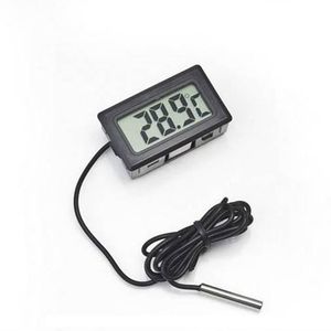 FY10 Digital LCD Fridge Thermometer for Refrigerator Freezer Temperature Household Thermometers Fishbowl Temperature Instruments -50~110C GT