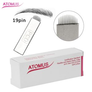 Wholesale white needle for sale - Group buy 50 U Pin Curved Microblading Needles Tattoo Needles for Permanent Makeup Eyebrow Pen Machine White Blades