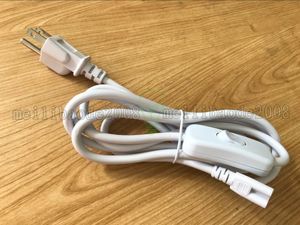 Acessórios de iluminação de tubo de LED 6.4ft Cables conector para tubos de LED T8 T8 integrados com sinição e plugue de linha de energia de alta qualidade