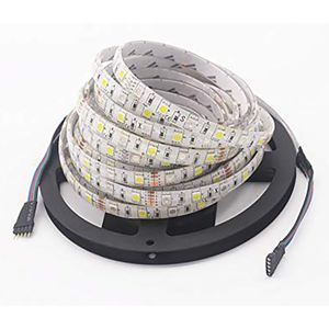 50m DC12V RGB WW Led Strip Kit di illuminazione a strisce 16.4ft 5m SMD5050 300LEDS Colore impermeabile che cambia luci flessibili