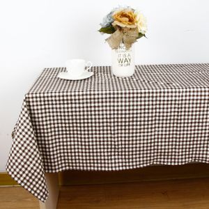 Cotton Linen Table Cover garden style Table cloth lattice fabric Vintage Rectangle Dinner Picnic Table Cloth Home Decoration