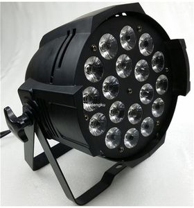 30個アリババパーパルライト価格18 x 18W LED Par64 RGBWAY 6 IN 1 DMX512ディスコLED PAR 64