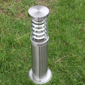 Poste de poste de poste de poste para área externa Lâmpada de poste de luz LED moderna de aço inoxidável à prova d'água Lâmpadas de luz para gramado externo AC 85-265V