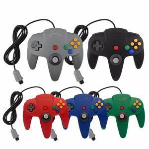 Clássico retro wired gamepad joystick para N64 Controlador Jogo Console Analog Gaming Joypad DHL FedEx EMS Livre Navio