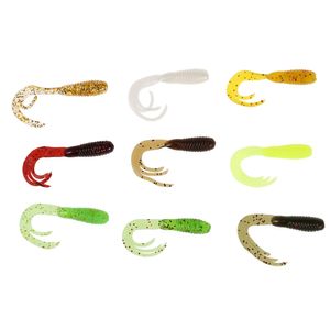 Uma isca de pesca suave iscas de pesca capuchinho larvas isca artificial iscas 50 pcs artificiais isca artesanal isca