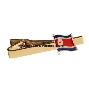 North Korea National Flag Tie Clip