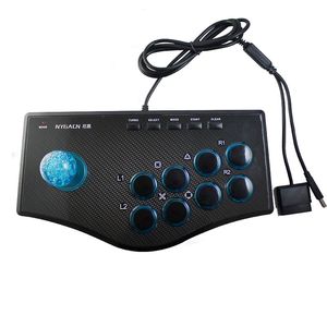 3 in 1 USB Wired GamePad for PS2 PS3 PC Game Controller Arcade Fighting Joystick Stick Android Computer Playing games DHL EMS FREE SHIP