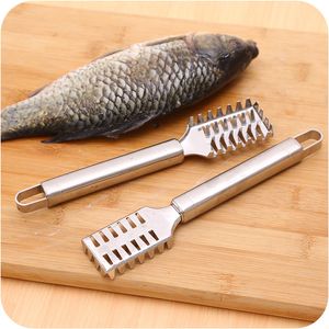 Aby zeskrobać kreatywny gadżet kuchenny ze stali nierdzewnej Zabij ryby ze skrobiącymi rybą na narzędzia do planowania szczotek