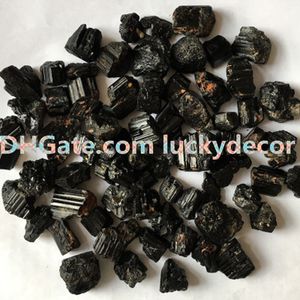 100g Losowy rozmiar Nieregularny Surowy Czarny Turmaline Próbka Mineralna Gemstone Nuggets Szorstki Natural Black Tourmaline Kamienie REIKI Ołtarz Kryształ