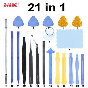 21 in 1 Mobile Phone Repair Tools Kit Spudger Pry Opening Tool Set for iPhone iPad Samsung Cell Phone Hand Tools Set