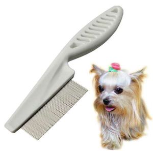 Professional Dog Brush Stainless Steel Pin Brush Comb For Dogs Cats Plastic Handle Hairbrush Dog Grooming Tool Wholesale noDC20
