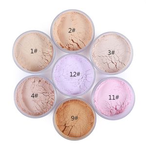 IMAGIC 7 colors Face Makeup Powder Loose Powder Palette Make Up Foundation Setting Finish Powder Concealer Natural Flawless & Pore Less