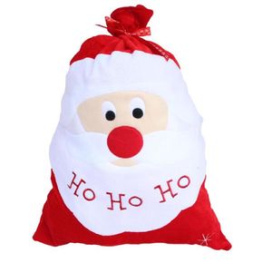 10шт изысканные рождественские украшения Большой Santa Sack чулок большие подарочные сумки для домашней вечеринки Новогоднее украшение30%