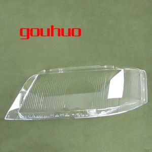 för Audi A6 C5 99-02 strålkastare lampskydd lins glas lampskydd strålkastare transparent lampskärm 2st