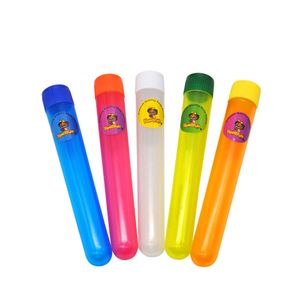 Premium Acrylic Plastic King Size Doob Tube 115 MM Vial Waterproof Airtight Smell Proof Odor Cigarette Solid Storage Sealing Container