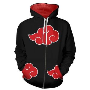 2018 Anime 3D Cool Hooded Sweatshirt Erkekler 3D Baskı Komik Sokak Giyim Hoodie Karikatür Karakter İnce fermuar Tops 012402